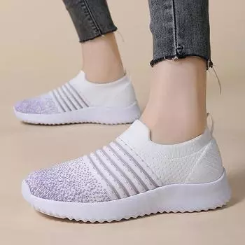 Женские носки, кроссовки для бега, дышащие, кроссовки для спортивной ходьбы для девушек, легкие, популярные кроссовки для фитнеса и путешествий 36