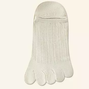 Женские носки-лодочки с 5 пальцами, дышащие летние ультратонкие невидимые хлопковые носки-лодочки с пятью пальцами для девочек as the picture