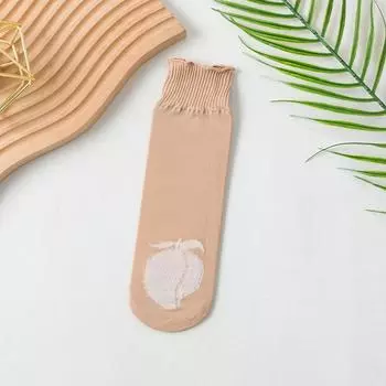 Женские носки Мягкие носки Нескользящие Летние ультратонкие дышащие носки Повседневные легкие женские прозрачные носки-лодочки 34 хаки
