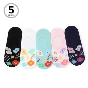Женские носки-невидимки Spring Flower Invisible Loafer CQ15 22 - 25 cm