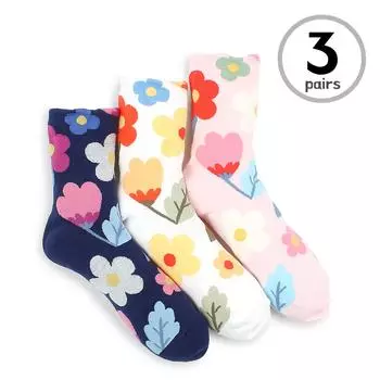 Женские носки с узором Wild Flower JG13 22cm - 25cm