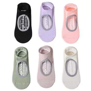 Женские носки высокого качества для пилатеса, противоскользящие дышащие носки с открытой спиной для йоги, женские спортивные носки для балета и танцев для фитнеса, тренажерного зала One size