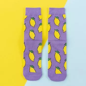 Женские носки, забавные милые мультяшные фрукты, банан, авокадо, лимон, яйцо, печенье, пончики, еда, счастливые японские носки для скейтборда в стиле Харадзюку EU 35-41