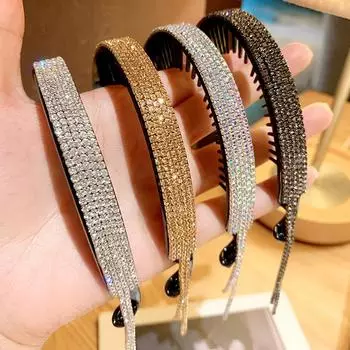 Женские новые изысканные роскошные кисточки со стразами, хвостики, заколки для волос, элегантные заколки, аксессуары one size белый