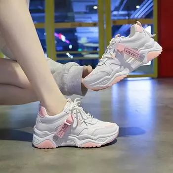 Женские новые модные кроссовки для отдыха, легкие и дышащие кроссовки для бега, теннисные туфли 38 жёлтый