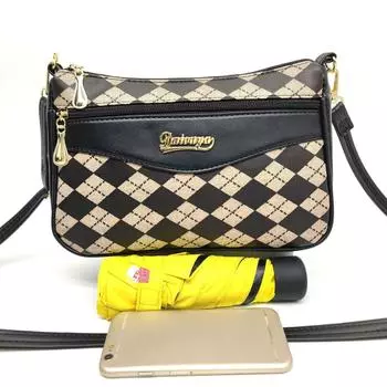 Женские новые модные сумки через плечо, винтажные сумки через плечо контрастного цвета, мягкие кожаные маленькие квадратные сумки, женские сумки