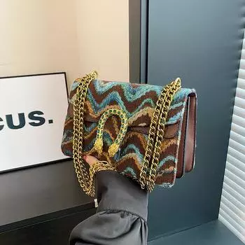 Женские новые модные сумки Dionysus, классические сумки на одно плечо и через плечо, маленькие квадратные сумки с цепочками