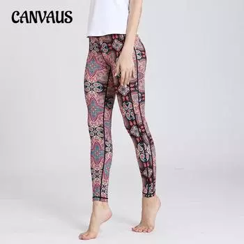 Женские новые принтованные спортивные обтягивающие штаны для фитнеса с высокой талией для йоги S