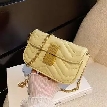 Женские новые сумки 2022 года, маленькая сумка на цепочке с ароматным ветром, модная и минималистичная сумка через плечо в западном стиле на одно плечо