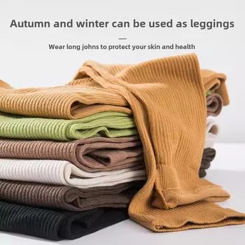 Женские облегающие бесшовные теплые брюки Meiyabi из шелка Mulberry на высокой эластичной резинке для осени/зимы SM