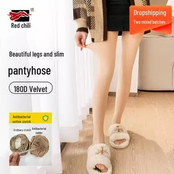 «Женские облегающие колготки Red Pepper 180D Velvet — стиль весна/осень, износостойкие, утягивающие носки» 0974 Natural Skin