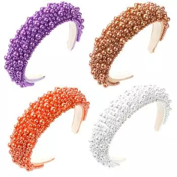 Женские ободки с жемчугом, ободки для волос с драгоценными камнями и бусинами, свадебные ободки с жемчугом, свадебные, день рождения, волосы