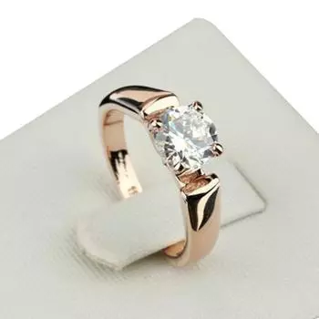 Женские обручальные кольца с цирконием, серебряное кольцо с камнем, ювелирный подарок