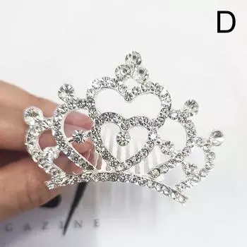 Женские обручи для волос, аксессуары для вечеринок, свадебные короны, обруч для волос, головной убор, корона принцессы, гребень для волос, мода