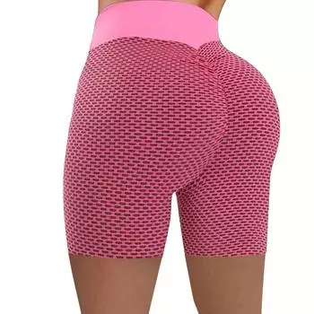 Женские обтягивающие эластичные леггинсы для подтяжки ягодиц, штаны для йоги, шорты для фитнеса L синий