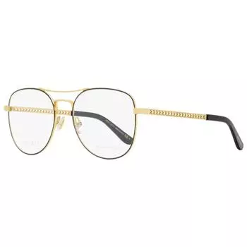 Женские очки-авиаторы Jimmy Choo JC200 VUE Золотые Черные 54 мм
