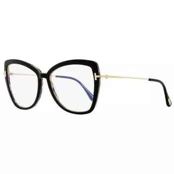Женские очки-бабочки Tom Ford TF5882B 005 Черное золото 55 мм 005