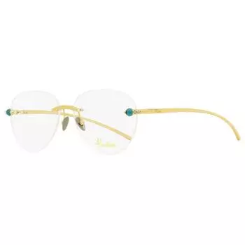 Pomellato женские очки без оправы PM0069O 001 Золотисто-синие 55 мм 001