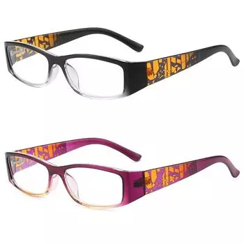 Женские очки для чтения с прозрачными линзами, полукадровые очки для пресбиопии для очков для чтения Strength 1