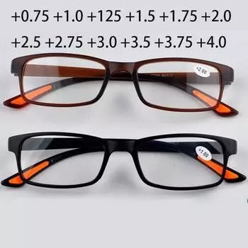 Женские очки для чтения Toughness TR90, сверхлегкий полимерный материал для женщин и мужчин, очки для чтения при дальнозоркости 1