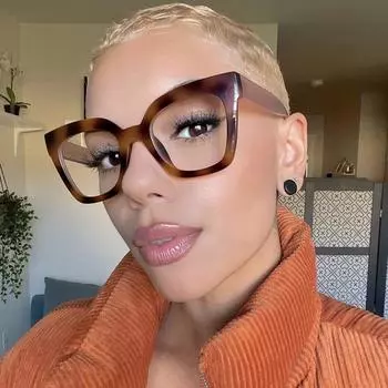 Женские очки для уличной стрельбы с защитой от синего света, модные, индивидуальные, в стиле ретро, художественные, повседневные, классические, простые очки