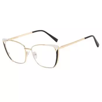 Женские очки, металлическая оправа для очков, антисиние очки, модная плоская зеркальная персонализированная оправа для очков.