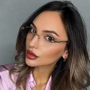 Женские очки мужские солнцезащитные очки с защитой от ультрафиолета модные индивидуальные ретро хип-хоп солнцезащитные очки без оправы для вождения пригородных уличных стрельб