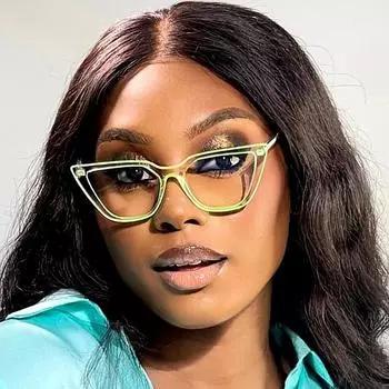 Женские очки, новые модные прозрачные очки в оправе для глаз с защитой от голубого света TR