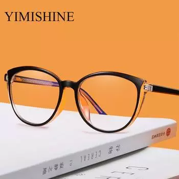 Женские очки с защитой от синего света для компьютера чёрный