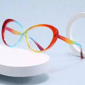 Женские очки с защитой от синего света, женские очки, трендовые компьютерные очки, прозрачные оптические очки