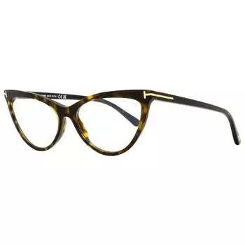 Женские очки Tom Ford с магнитной клипсой TF5896B 052 Dark Havana 56 мм 052