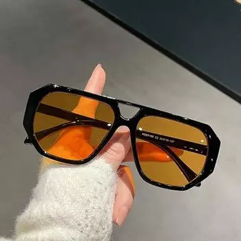 Женские очки Защита от солнца Защита от ультрафиолета Мода Личность Ретро Хип-хоп Панк Уличный снимок Вогнутая форма Вечеринка Путешествия Пляжные солнцезащитные очки