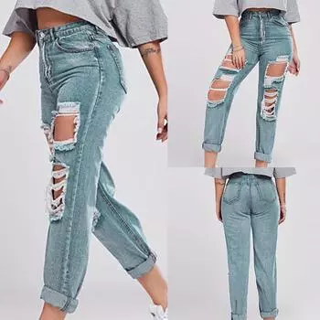 Женские однотонные джинсы с низкой талией и расклешенными брюками, модные брюки L синий