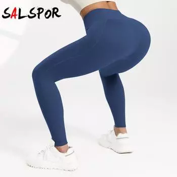 Женские однотонные леггинсы с боковыми карманами, повседневные обтягивающие эластичные леггинсы S винный