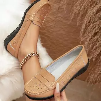 Женские однотонные модные мокасины, легкая обувь с открытой пяткой и мягкой подошвой, удобная обувь для ходьбы с закрытым носком 35 белый