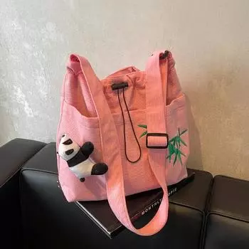 Женские однотонные нейлоновые сумки через плечо большой емкости, сумки через плечо с внутренними отделениями, высококачественный повседневный ремень