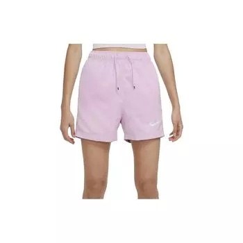 Женские однотонные повседневные шорты с завязками Nike, розовые DD5428-695 XS