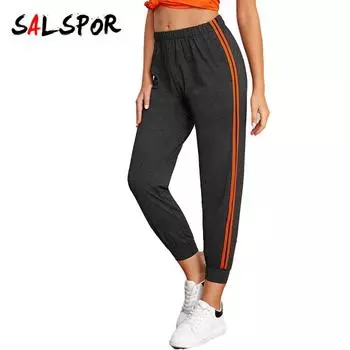 Женские однотонные повседневные свободные брюки с балками для тренировок, стройняющие брюки для бега, фитнеса, йоги