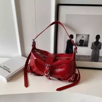 Женские однотонные сумки через плечо из ПУ с застежкой-молнией, простота, высокое качество, высокая вместимость, универсальная сумка с строчкой