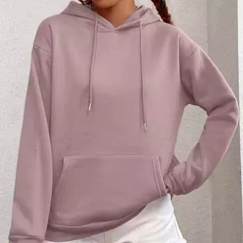 Женские однотонные свободные толстовки с принтом крыльев, блузки, толстовки, повседневные свитера с длинным рукавом XS зелёный