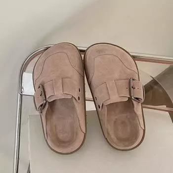 Женские однотонные тапочки, модные женские уличные тапочки с буквенным принтом, 2024, новые парные тапочки из искусственной кожи, высококачественные легкие 35 розовый