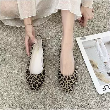 Женские однотонные удобные повседневные туфли без шнуровки большого размера на плоской мелкой подошве для девочек 38 бежевый