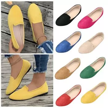 Женские однотонные замшевые туфли 38 верблюд