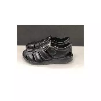 Женские ортопедические мягкие сандалии из натуральной кожи с закрытым передом, обувь для папы, повседневные качественные стильные сандалии