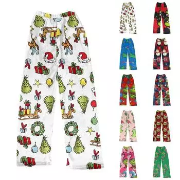 Женские осенне-зимние клетчатые брюки полной длины, спортивные брюки L винный