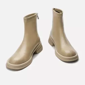 Женские осенне-зимние летние новые одинарные ботинки, короткие ботинки с толстой подошвой, ботинки в британском стиле 35