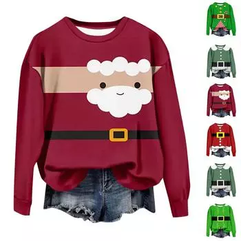 Женские осенне-зимние топы, женская толстовка с длинными рукавами, повседневные флисовые топы с круглым вырезом, свободный крой, половер S