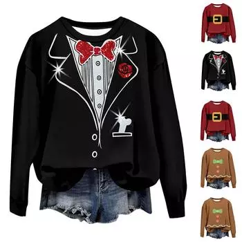 Женские осенне-зимние топы, женская толстовка с длинными рукавами, повседневные флисовые топы с круглым вырезом, свободный крой, половер L