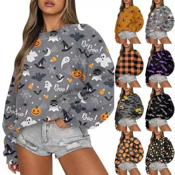 Женские осенне-зимние топы, женская толстовка с длинными рукавами, повседневные флисовые топы с круглым вырезом, свободный крой, половер XXXL золотой