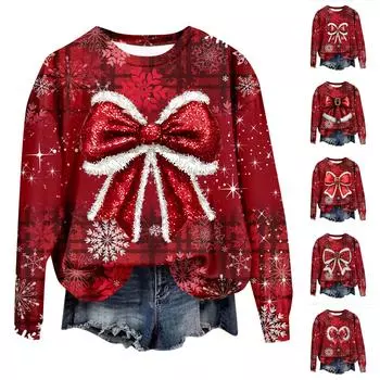 Женские осенне-зимние топы, женская толстовка с длинными рукавами, повседневные флисовые топы с круглым вырезом, свободный крой, половер L